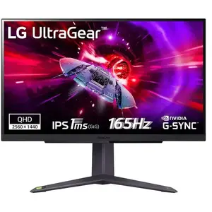 LG UltraGear 27GR75Q-B 27" LED IPS QuadHD 165 Hz Compatible G-Sync pas cher