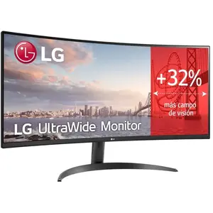LG 34WR50QC-B Écran LCD ultra large WQHD 34 po, courbe FreeSync 100 Hz pas cher