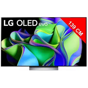 Comparateur de prix : TV OLED Evo LG OLED55C35LA 139 cm 4K UHD Smart TV 2023 Noir et Argent
