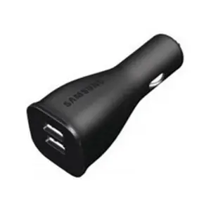 Comparateur de prix : Chargeur Voiture Allume-cigare 2A Double USB Original Samsung - Noir