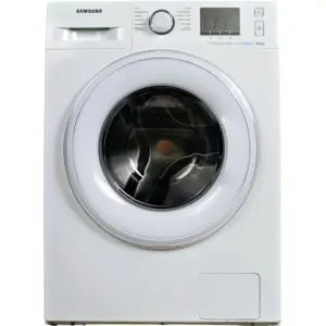 Samsung WW80J5555DA - Machine à laver - largeur : 60 cm - profondeur : 55 cm - hauteur : 85 cm - chargement frontal - 8 kg - 1400 tours/min - blanc pas cher