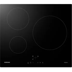 Comparateur de prix : Table de cuisson induction 59cm 3 feux 7200w noir Samsung NZ63M3NM1BB