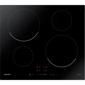 Table de cuisson à induction 7.2kw 4 foyers noir Samsung nz64m3707ak pas cher