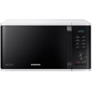 Comparateur de prix : Samsung MS23K3555EW - Four micro-ondes monofonction - 23 litres - 800 Watt - blanc