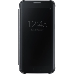 Samsung Clear View Etui pour Samsung Galaxy S7 Noir pas cher