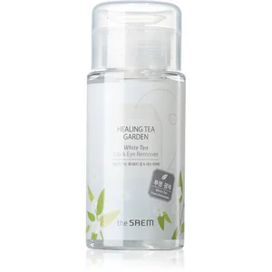 The Saem Healing Tea Garden White Tea démaquillant yeux et lèvres peaux sensibles 150 ml pas cher
