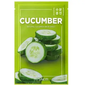 The Saem Natural Mask Sheet Cucumber masque tissu hydratant et revitalisant 21 ml pas cher