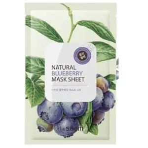 Comparateur de prix : The Saem Natural Mask Sheet Blueberry masque tissu revitalisant 21 ml