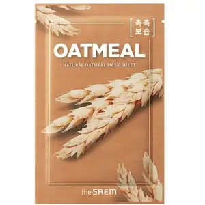 The Saem Natural Mask Sheet Oatmeal masque tissu hydratant et revitalisant 21 mlVendu pardocmorris