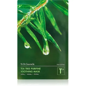 Dr.Ceuracle Tea Tree Purifine masque apaisant en tissu pour peaux à pr... pas cher