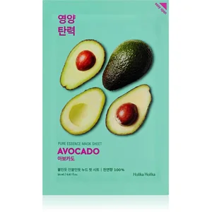 Comparateur de prix : Holika Holika Pure Essence Avocado masque apaisant en tissu 20 ml