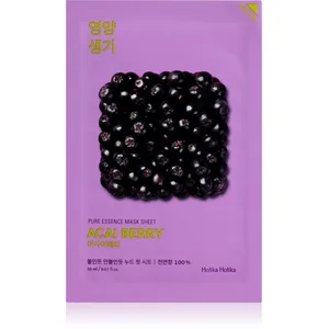 Comparateur de prix : Holika Holika Pure Essence Acai Berry masque exfoliant en tissu 23 ml