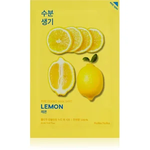 Comparateur de prix : Holika Holika Pure Essence Lemon masque tissu adoucissant et rafraîchissant à la vitamine C 20 ml