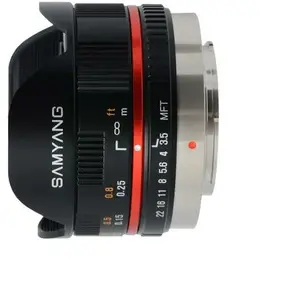 Comparateur de prix : SAMYANG 7.5 mm f/3.5 UMC noir monture Micro 4/3 objectif photo fisheye