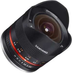 Comparateur de prix : SAMYANG Objectif 8mm f/2.8 UMC CS II FishEye compatible avec avec Fuji TU