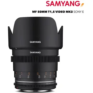 Comparateur de prix : Samyang VDSLR 50mm T1.5 MK2 MILC Objectif de cinéma Noir