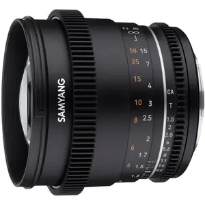Samyang VDSLR 85mm T1.5 MK2 MILC Objectif de cinéma Noir pas cher