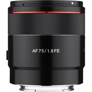 Comparateur de prix : Samyang AF 75mm F1.8 FE MILC Noir