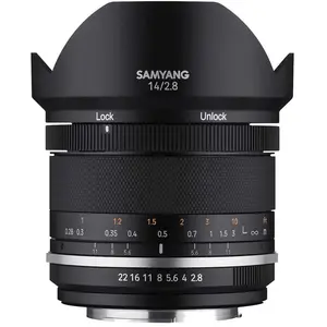 Samyang MF 14mm F2.8 MK2, MFT MILC/SLR Objectif ultra large Noir pas cher