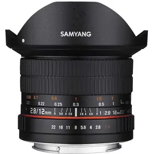 Samyang Objectif De L´appareil Photo 12 Mm F2.8 Ed As Ncs Mft Micro 4/3 pas cher