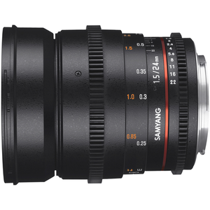 Samyang Objectif Fisheye pour Sony E 24 mm T1,5 VDSLR II NoirVendu parcarrefour