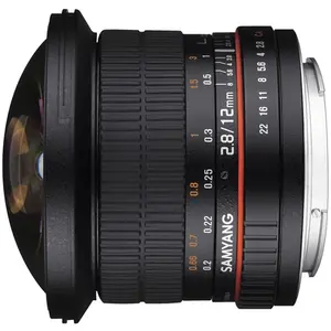 Samyang Objectif Fisheye pour Nikon AE 12 mm F2.8 ED AS NCS Noir pas cher