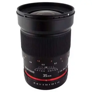 Comparateur de prix : Objectif reflex Objectif Samyang 35 mm f/1.4 IF AS UMC SONY E NOIR