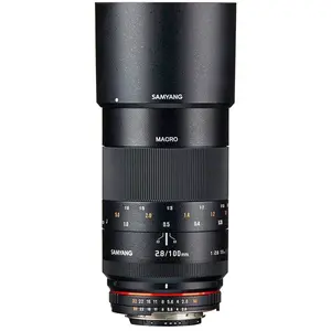 Samyang Objectif 100mm F2.8 Macro Plein Format Monture Nikon pas cher