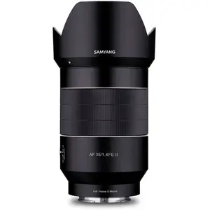 Comparateur de prix : Samyang Objectif hybride Samyang AF 35mm f/1.4 FE II noir pour Sony FE
