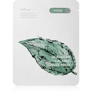 Isntree Real Mugwort masque apaisant en tissu pour peaux sensibles et ... pas cher