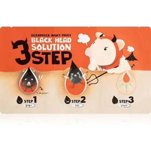 Elizavecca Milky Piggy 3 Step Black Head Solution traitement tri-phasé... pas cher