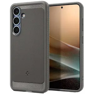 Spigen Coque Rugged Armor MagSafe Samsung Galaxy S25 - Marble Gray pas cher