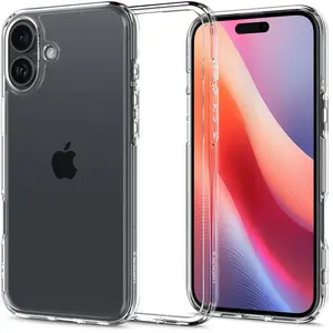 Spigen Coque Ultra Hybrid Apple iPhone 16 Plus - Crystal Clear pas cher