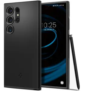 Comparateur de prix : Spigen Thin Fit Coque Compatible avec Samsung Galaxy S24 Ultra 5G - Noir