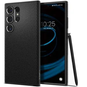 Comparateur de prix : Spigen Liquid Air - Coque pour Samsung Galaxy S24 Ultra - Noir mat