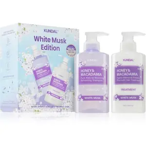 KUNDAL Honey & Macadamia White Musk Coffret cadeau pour cheveuxVendu parnotino