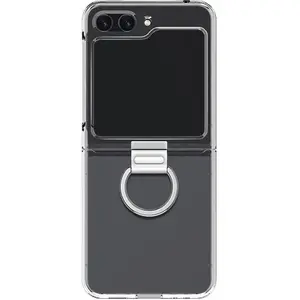 Comparateur de prix : Coque avec anneau pour Samsung Z Flip 5 Transparent
