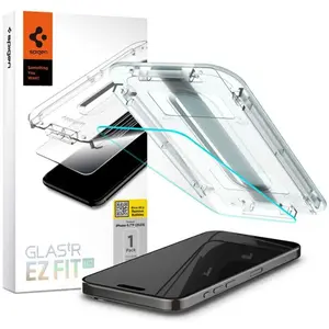 Comparateur de prix : Spigen Coque pour iPhone 15 Pro - Glas.tR EZ FIT - Transparente