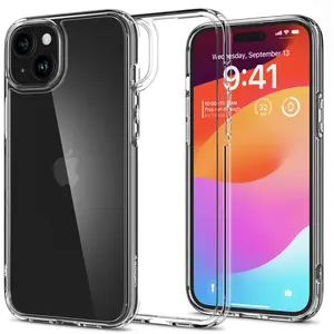 Comparateur de prix : Spigen Coque Ultra Hybrid Apple iPhone 15 - Crystal Clear