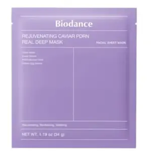 [Biodance] Masque Réjuvénateur Caviar PDRN Real Deep 34g 1EA gray pas cher