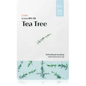 Comparateur de prix : ETUDE 0.2 Therapy Air Mask Tea Tree masque apaisant en tissu à effet r...