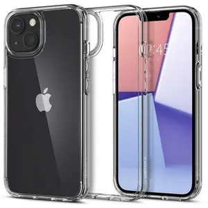 Comparateur de prix : Spigen Ultra Hybrid Coque pour iPhone 13 [Anti-Jaunissement] - Transparent