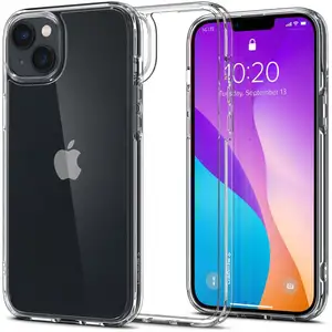 Coque - SPIGEN - Ultra Hybrid - iPhone 14 Plus - Transparent - Protection designVendu parcdiscount