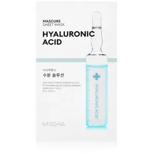 Comparateur de prix : MISSHA Masque en tissu hydratant - Acide hyaluronique - Visage - 1 unité