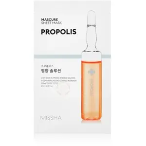MISSHA Masque en tissu éclat - Propolis - Visage - 1 unité pas cher