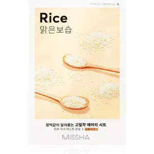 Comparateur de prix : Missha Missha Airy Fit Rice Masque Tissu Purifiant Et Rafraîchissant 19 G