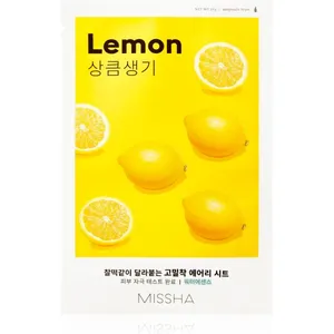 Comparateur de prix : Missha Missha Airy Fit Lemon Masque Tissu Brillance Et Vitalité 19 G