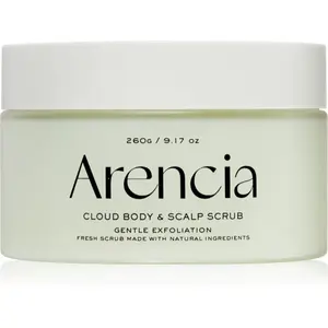 Arencia Fresh Cloud Body & Scalp Scrub Geranium & Primrose Gommage cor...