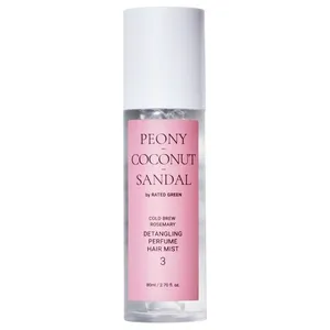 Rated Green Detangling Perfume Mist 03 Peony Coconut Sandal 80ml pas cher