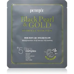 Comparateur de prix : Petitfée Black Pearl & Gold masque hydrogel intense à l'or 24 carats 3...